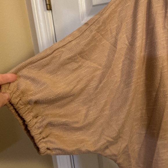 NWT Large, Tan, Anthropologie Samia Top - Picture 2 of 5